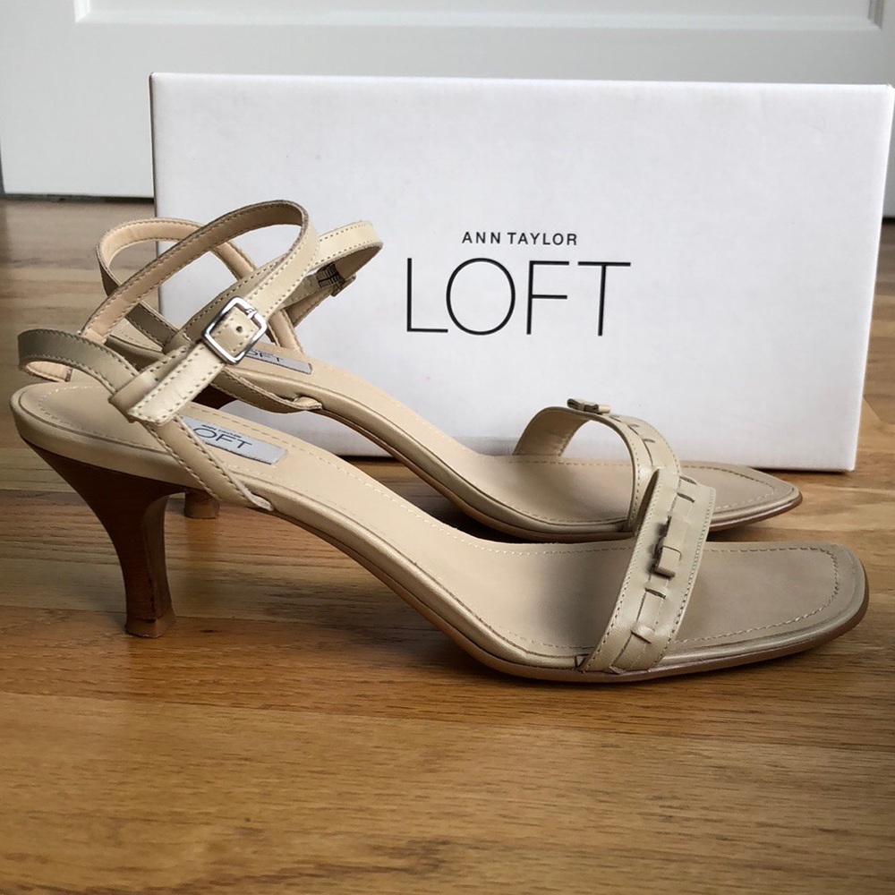 Ann Taylor Loft Leather Strappy Sandals - Picture 7 of 8